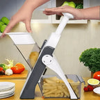 Cortador Mandoline Multifuncional 5 Funções – Precisão e Agilidade na Sua Cozinha
