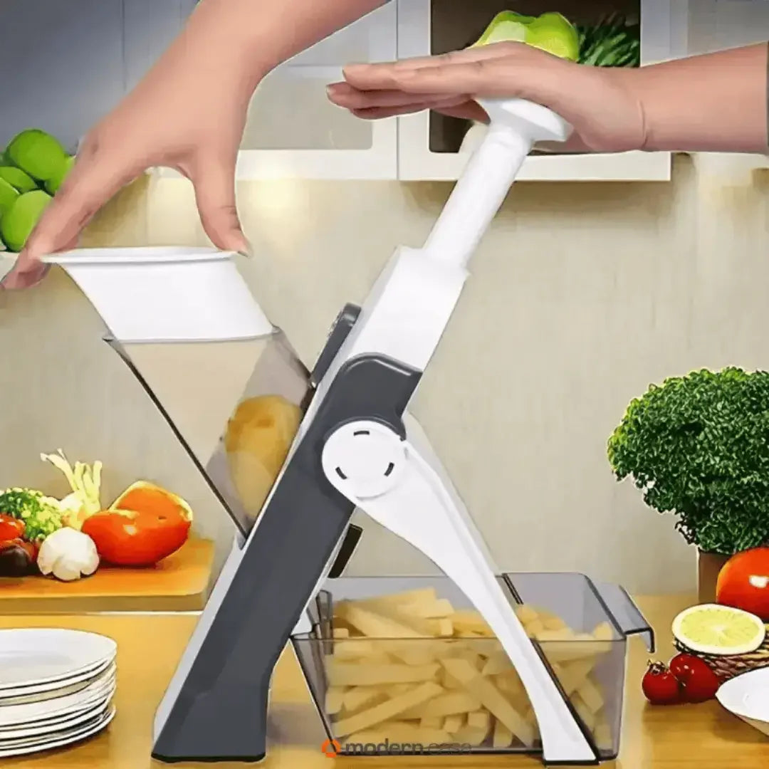 Cortador Mandoline Multifuncional 5 Funções – Precisão e Agilidade na Sua Cozinha