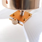 Luminária Arandela Borboleta Dourada LED