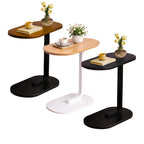 Mesa Lateral Portátil | Ferro e MDF para Sala e Quarto