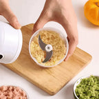 Mini Processador Alimentos Automático Sem Fio