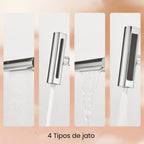 Torneira Soft Inox 4 Jatos Rotativa 360° Cromada