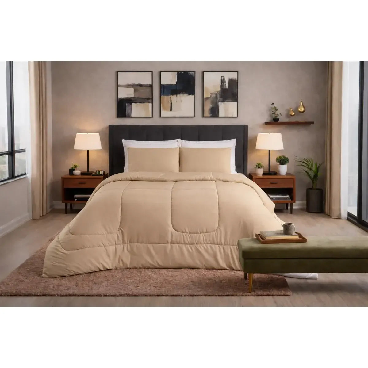 JOGO DE CAMA 4 PEÇAS DE LUXO!